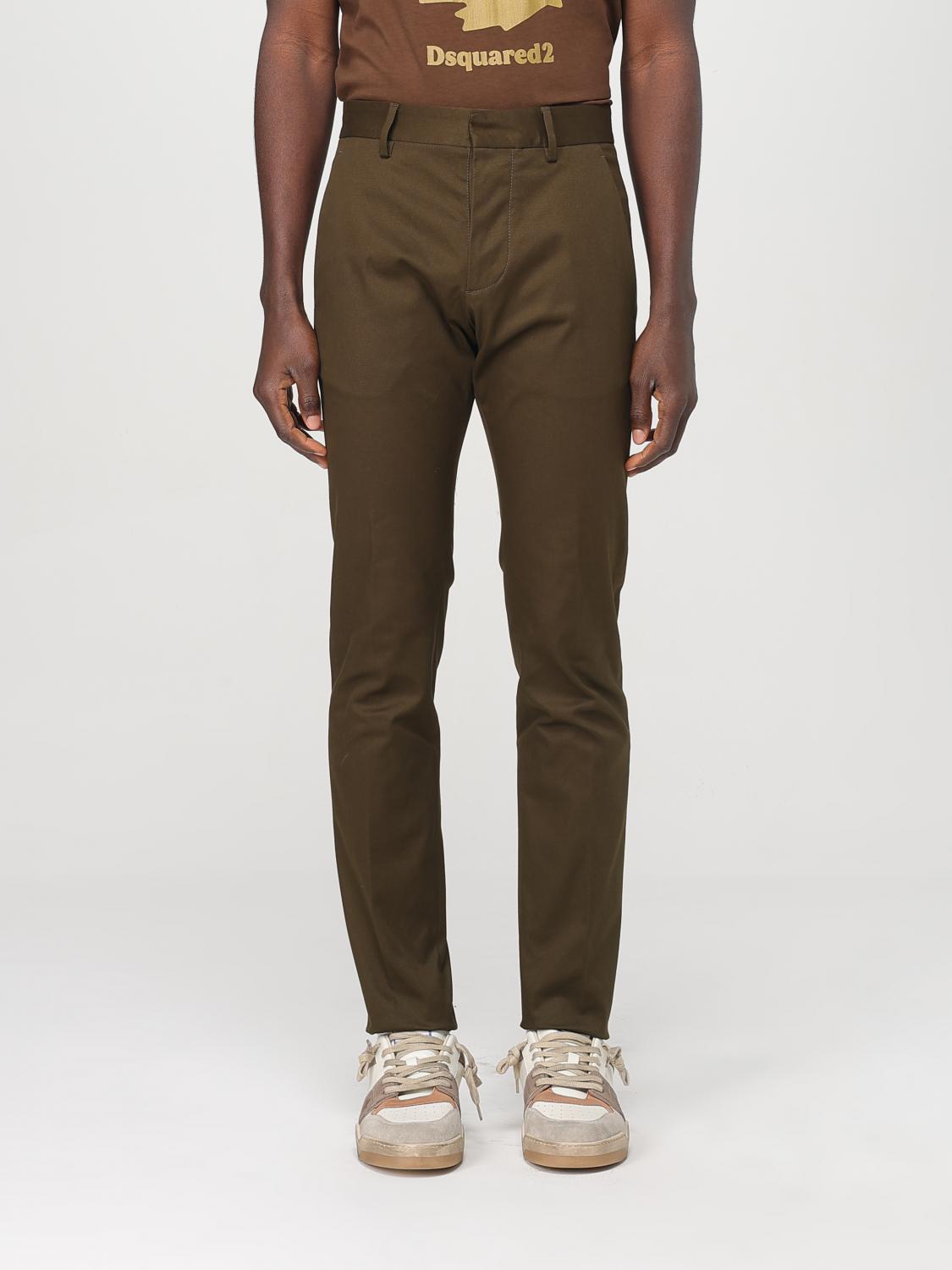 DSQUARED2 PANTS DSQUARED2 MEN COLOR GREEN G44568012