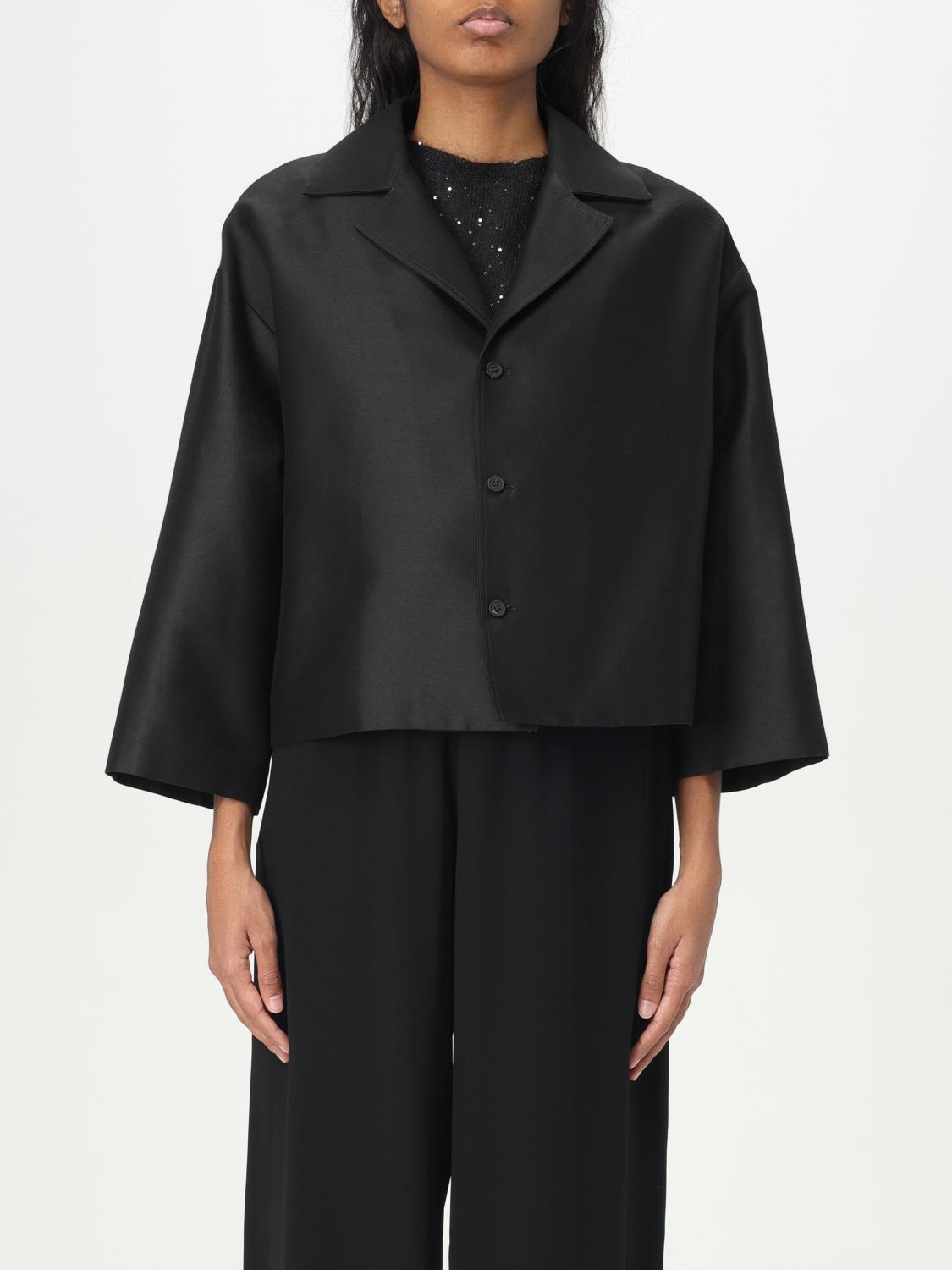 Shop Fabiana Filippi Blazer Woman Color Black In Schwarz