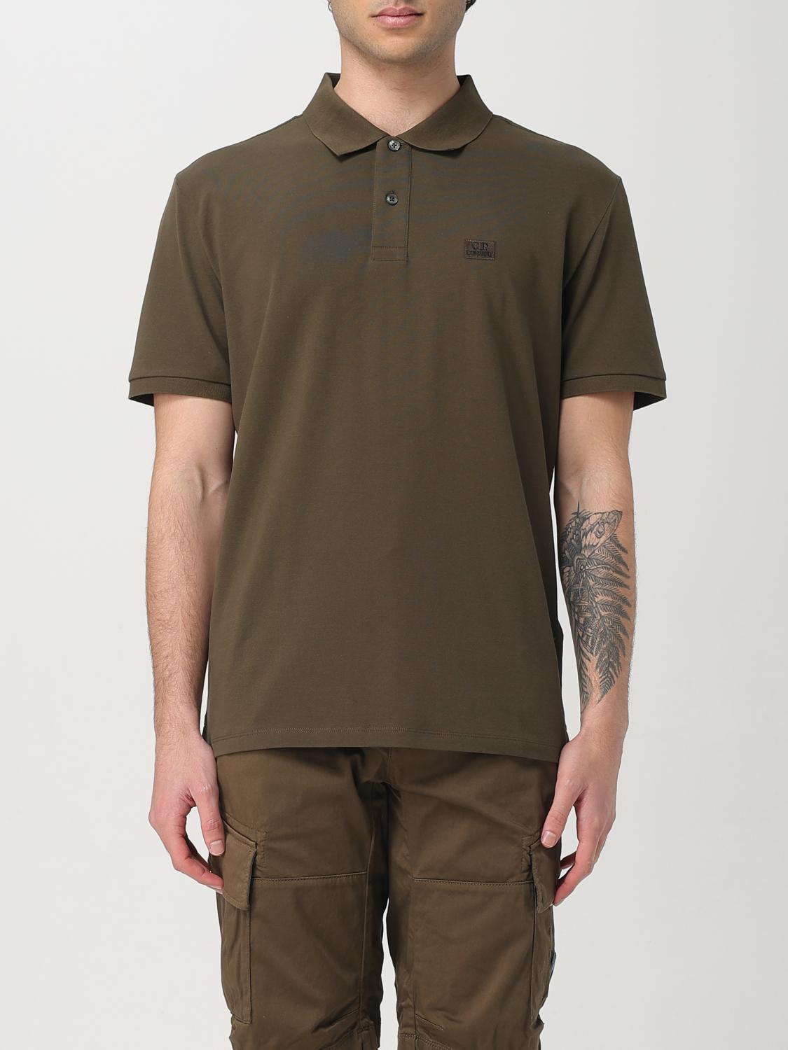 C.p. Company Polo Shirt  Men Color Green In Green