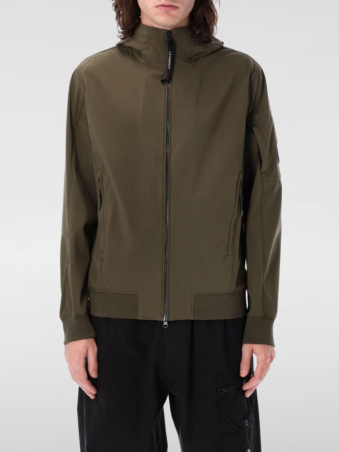 C.p. Company Recycled Polyester Hooded Jacket Lens In Green