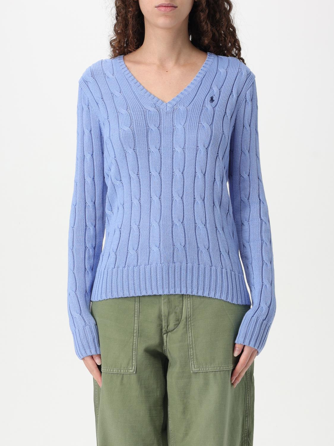 Polo Ralph Lauren Cable Knit Cotton Cardigan In Blue
