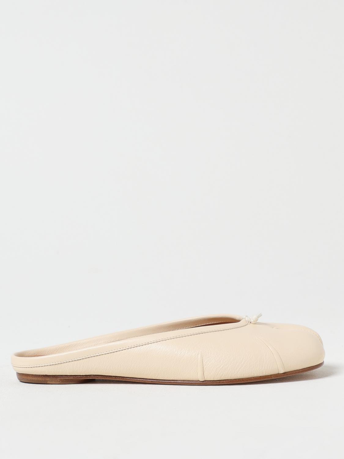 Maison Margiela Off-white Tabi Ballerina Flats In White