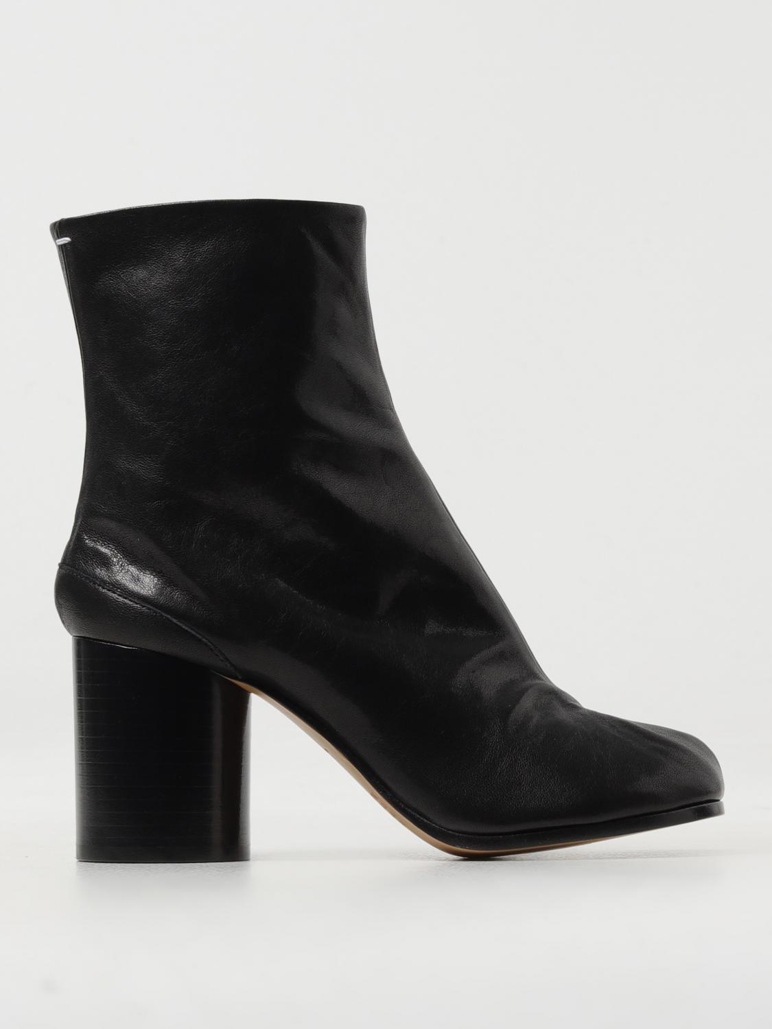 Shop Maison Margiela Boots Woman Color Black