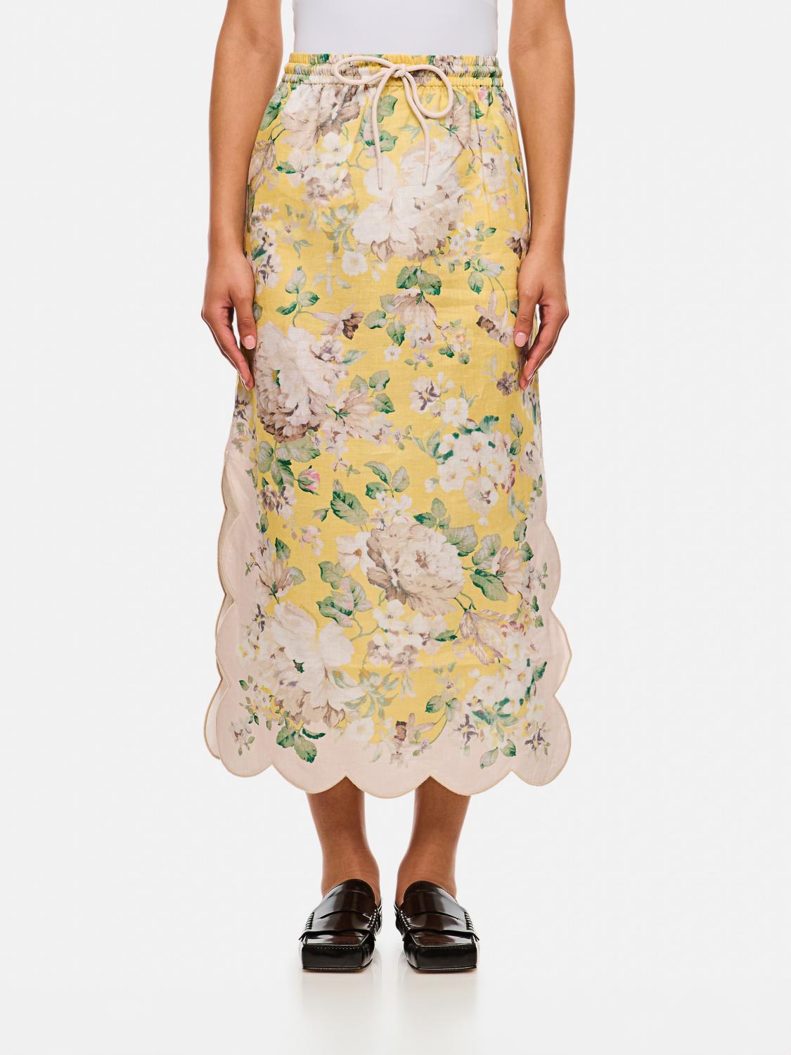 ZIMMERMANN SKIRT ZIMMERMANN WOMAN COLOR YELLOW G44837003