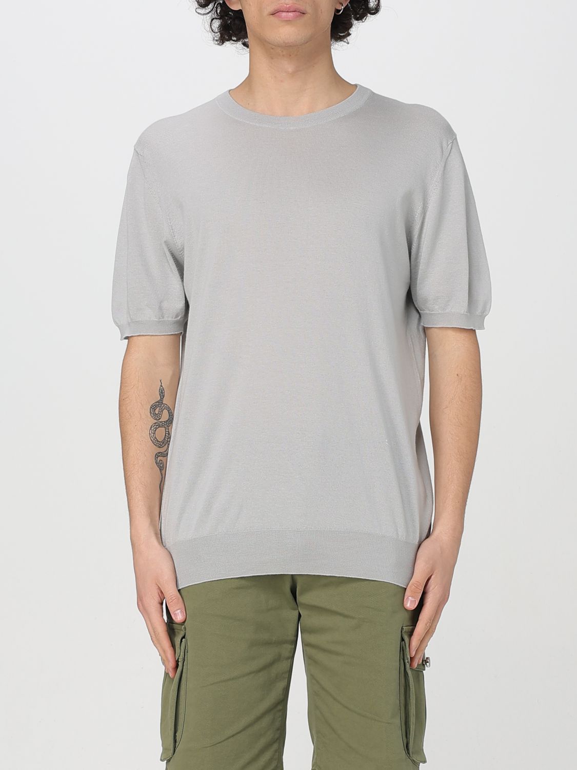KITON T-SHIRT KITON MEN COLOR GREY 1 G44849230