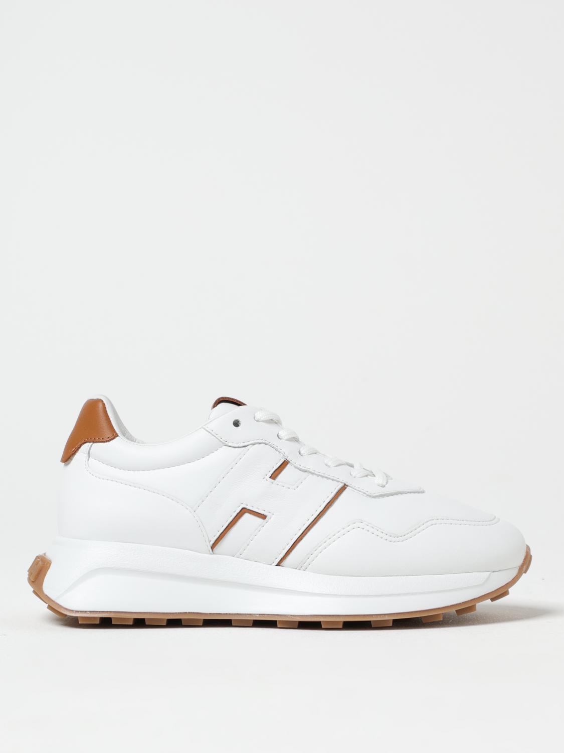Hogan Smooth Leather Sneakers In White