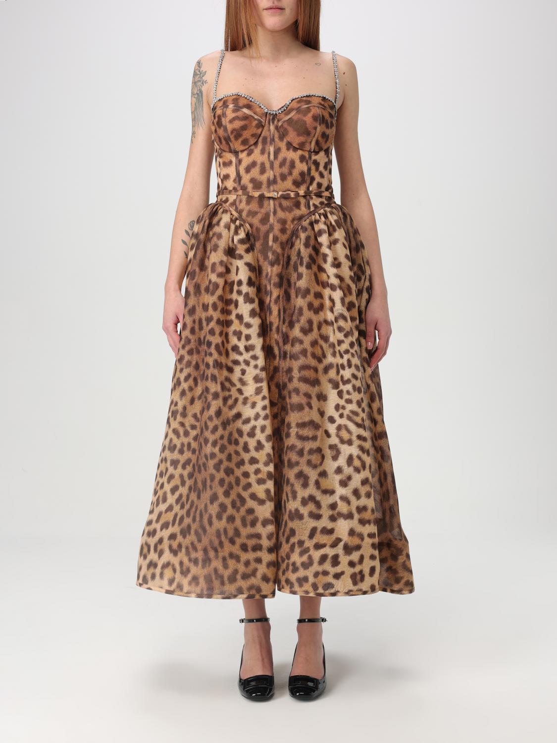 Shop Zimmermann Dress Woman Color Multicolor