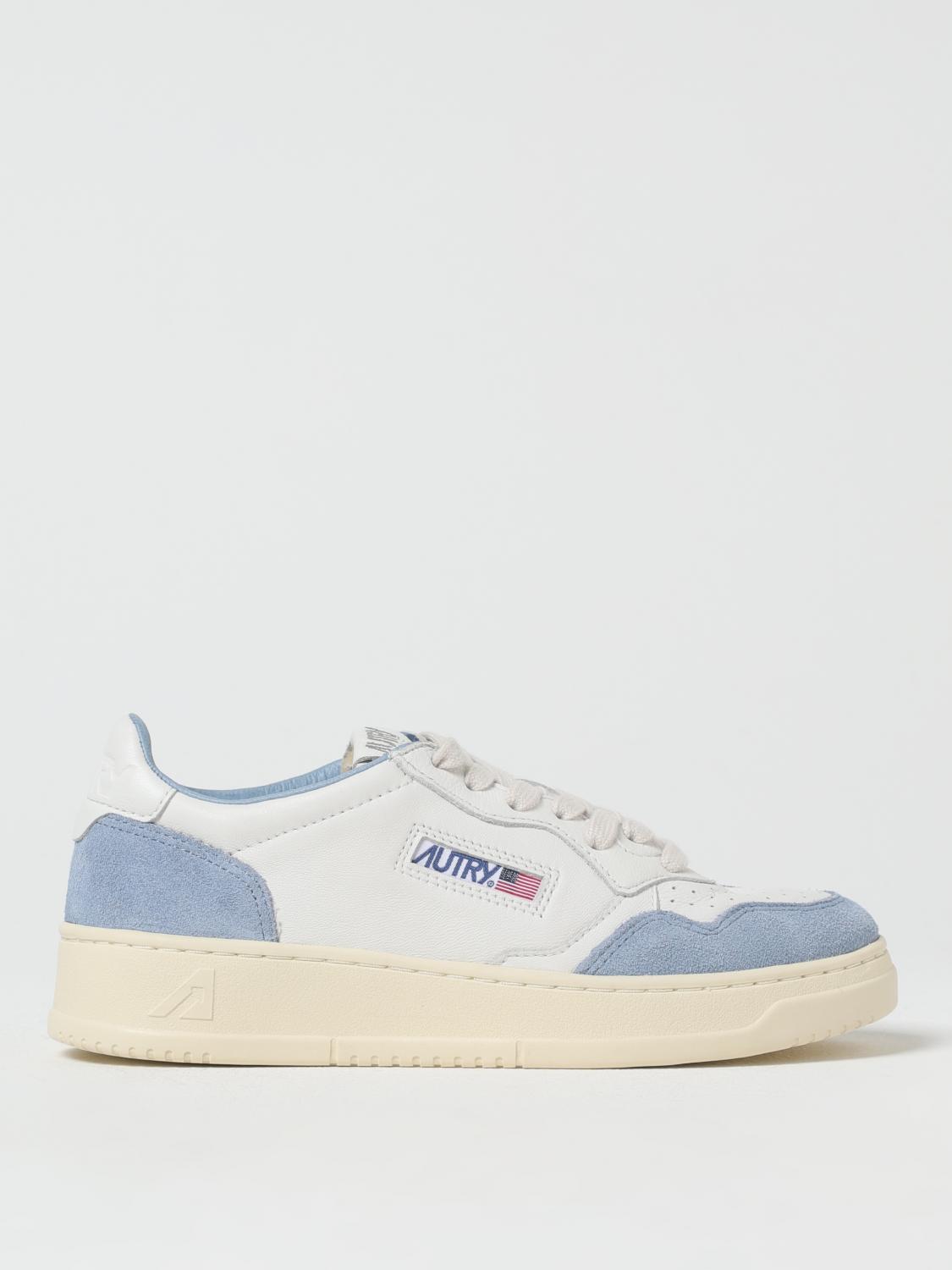 Autry 'medalist' White Low Top Sneakers With Logo Detail In White