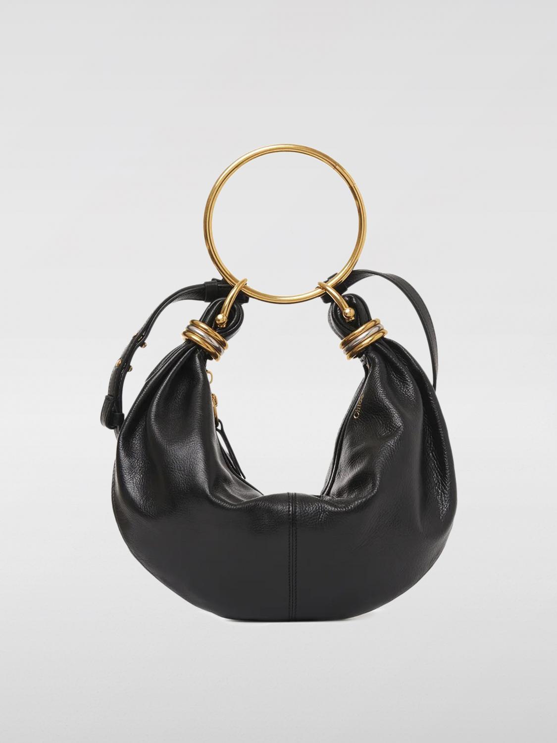 Shop Chloé Handbag Woman Color Black