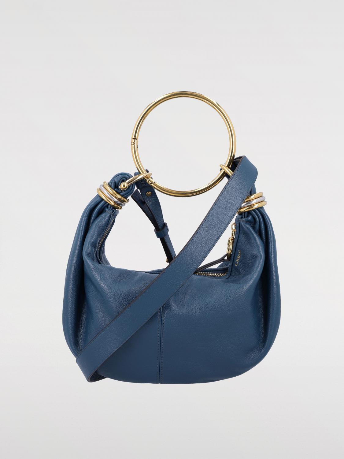 Shop Chloé Handbag Woman Color Blue