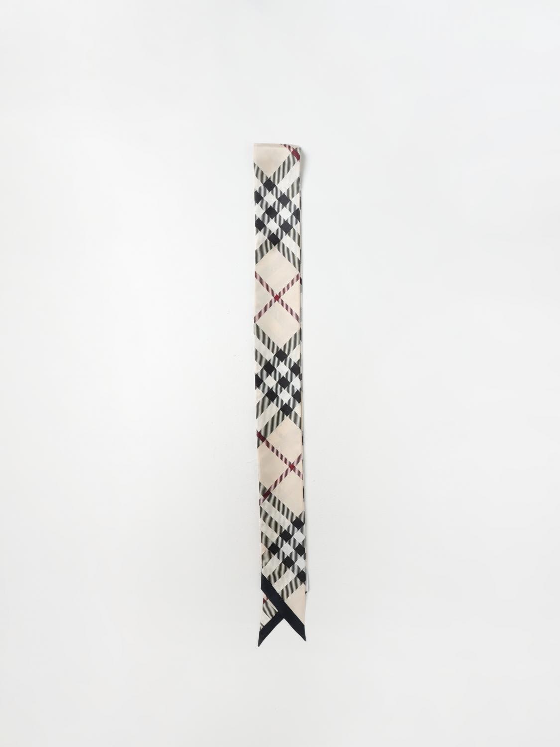 Neck Scarf BURBERRY Men color Grey