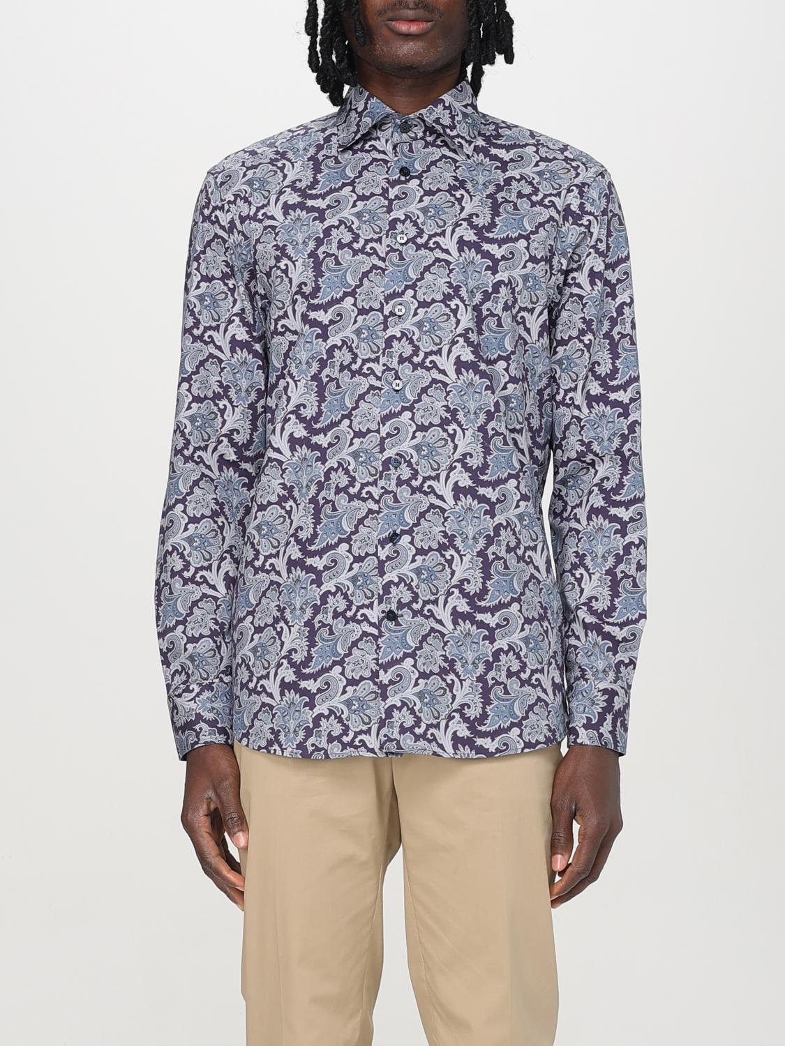 Etro Shirt  Men Color Blue In Blue