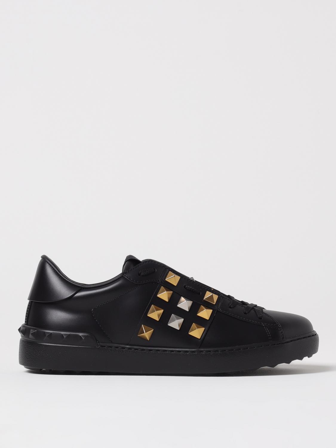Valentino Garavani Men Rockstud Untitled Sneakers In Schwarz