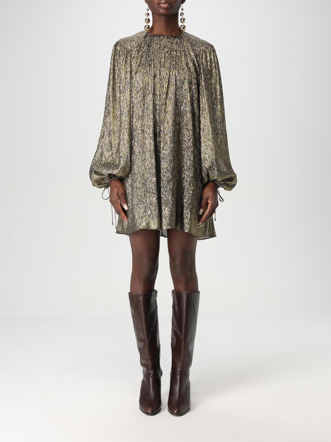 Shop Chloé Dress Woman Color Black