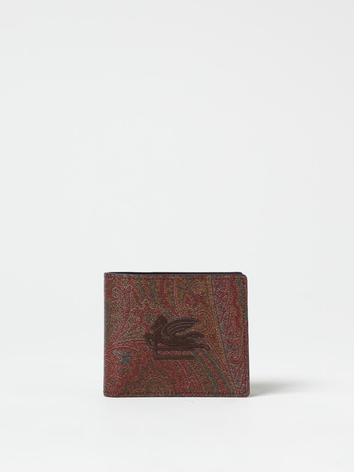 Etro Wallet Men Color Brown In 棕色