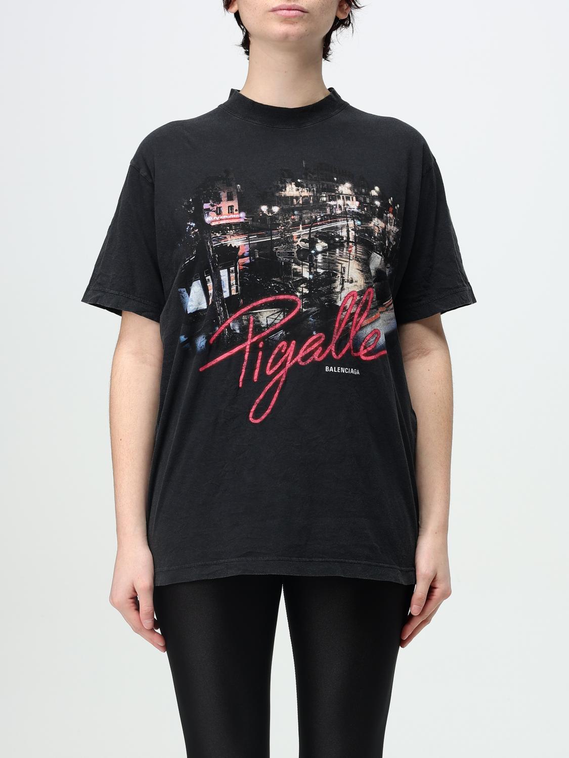 BALENCIAGA T-SHIRT BALENCIAGA WOMAN COLOR BLACK G45372002