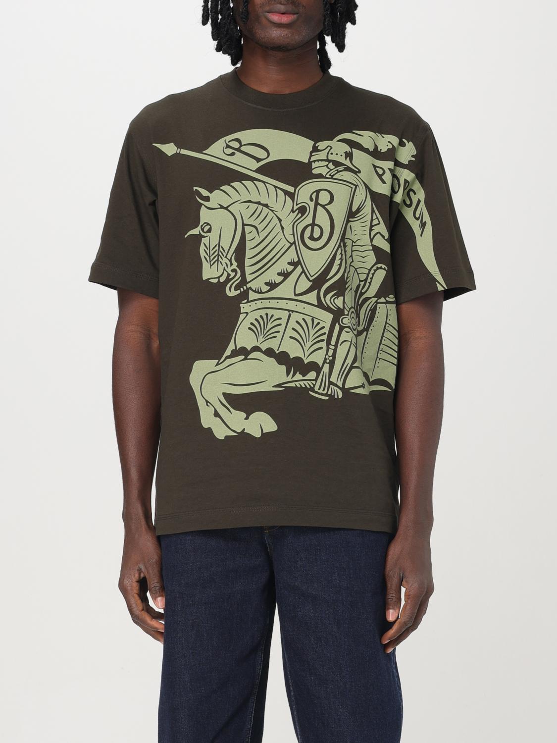 BURBERRY T-SHIRT BURBERRY MEN COLOR GREEN G45380012