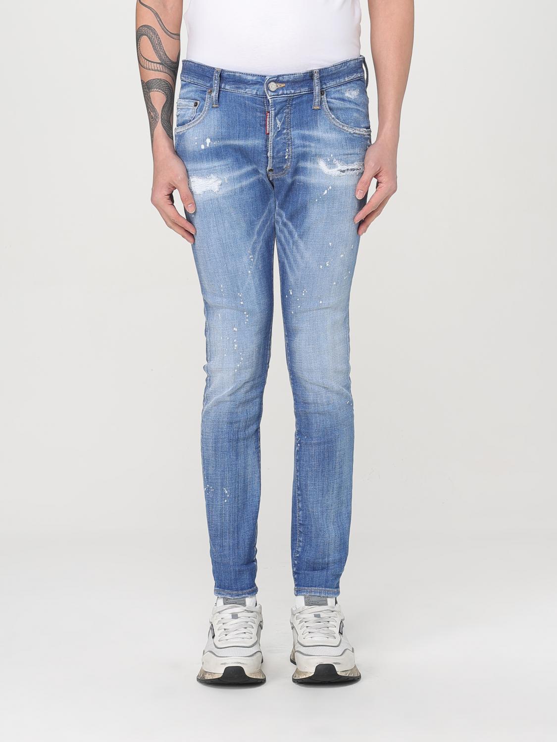 Dsquared2 Jeans Men Color Denim In Blue