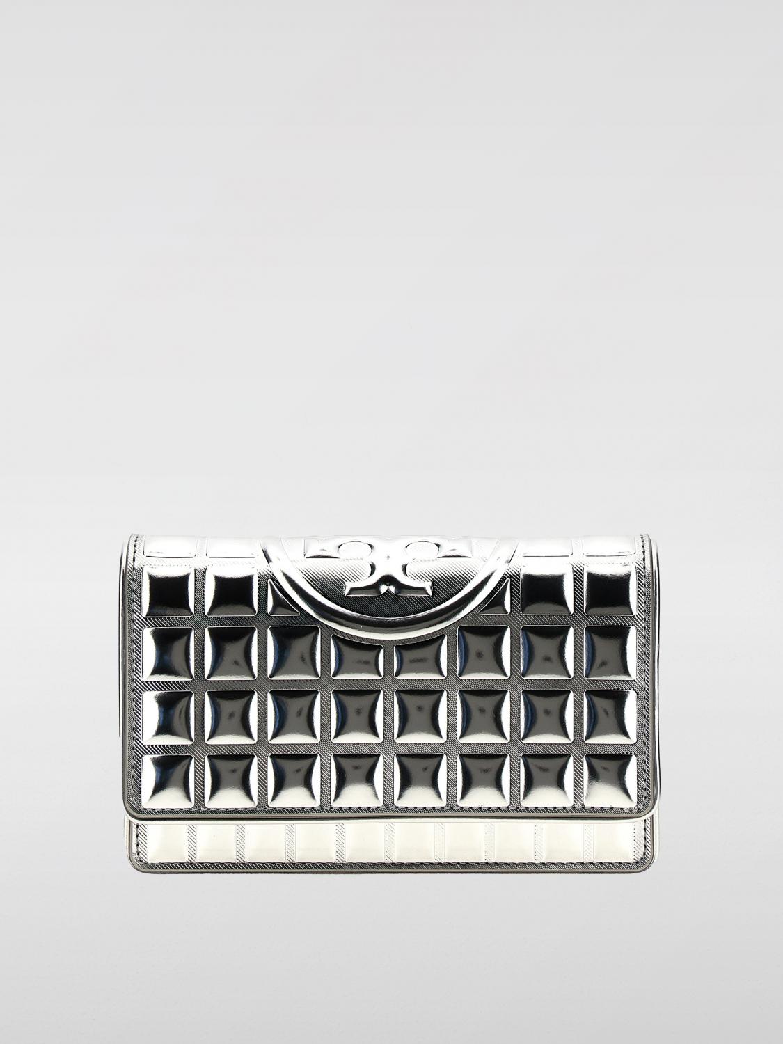 Tory Burch Crossbody Bags  Woman Color Silver In Silver