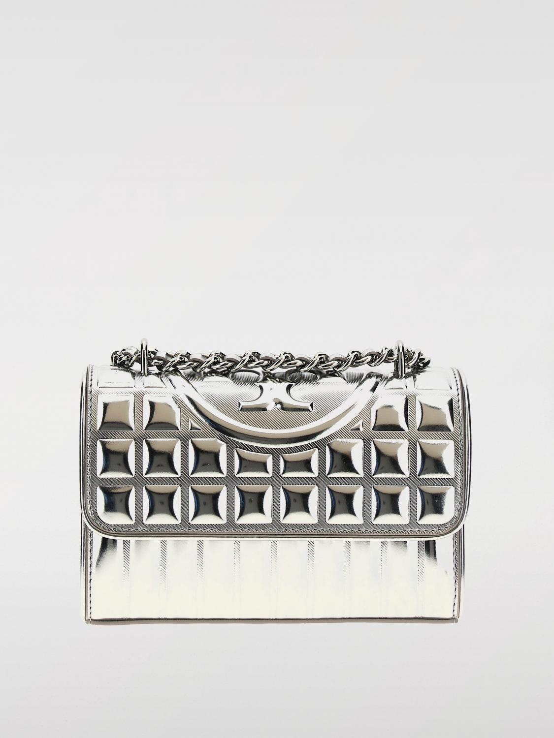 Tory Burch Mini Bag Woman Color Silver In Silver