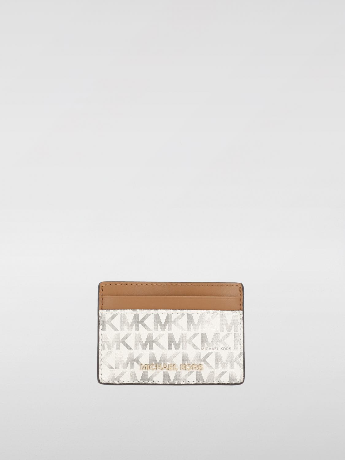 Michael Kors Jet Set Charm Wallet In Beige