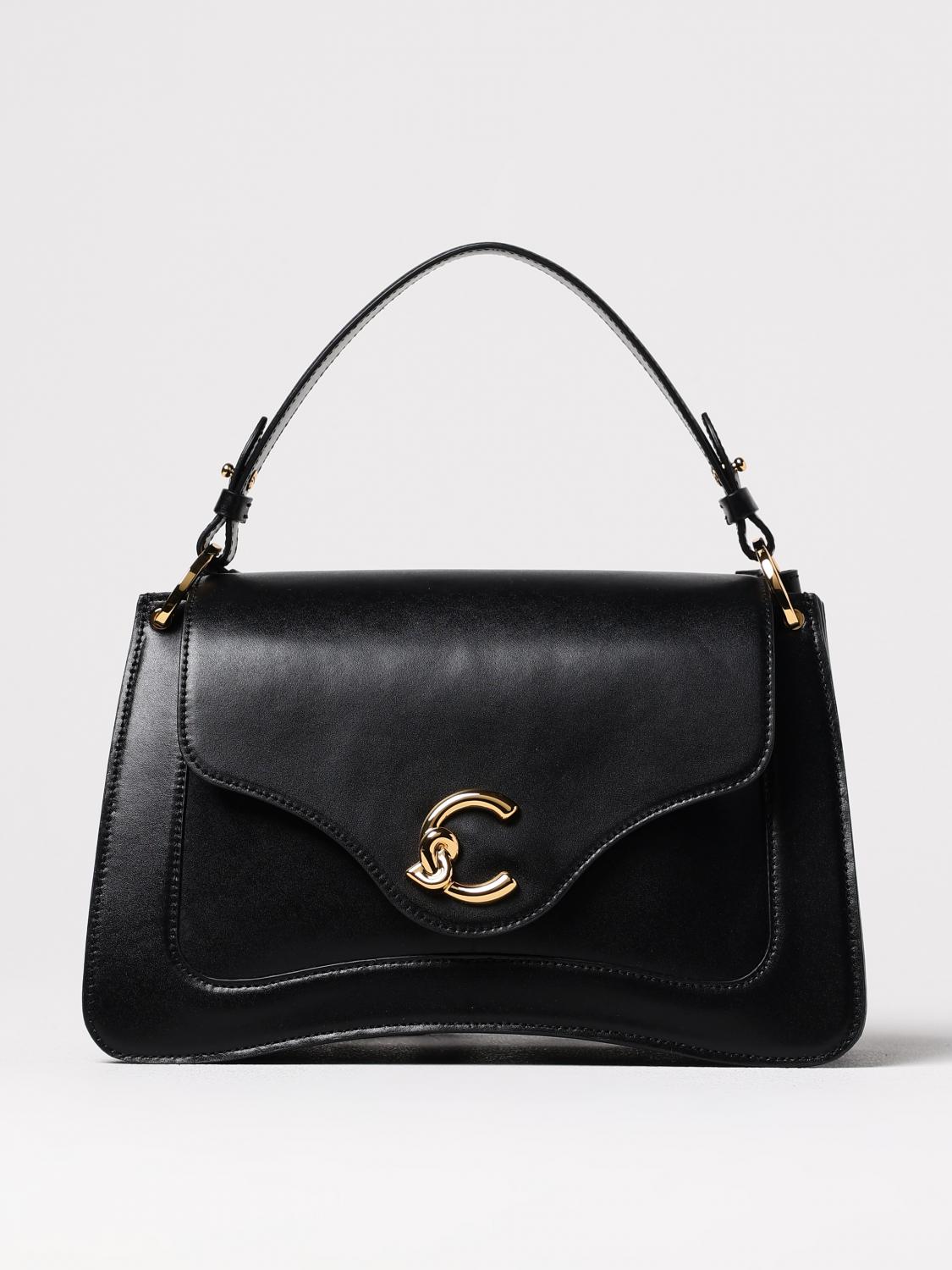 Coccinelle Medium C-me Handbag In Black