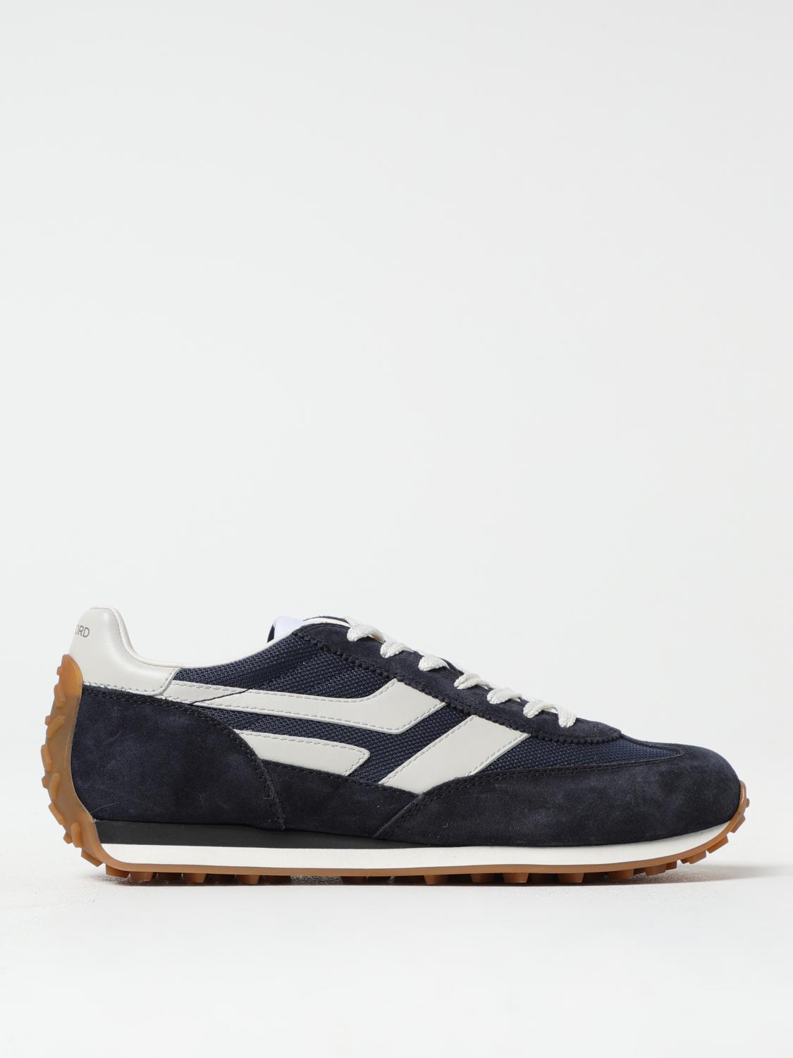 Shop Tom Ford Sneakers Men Color Blue