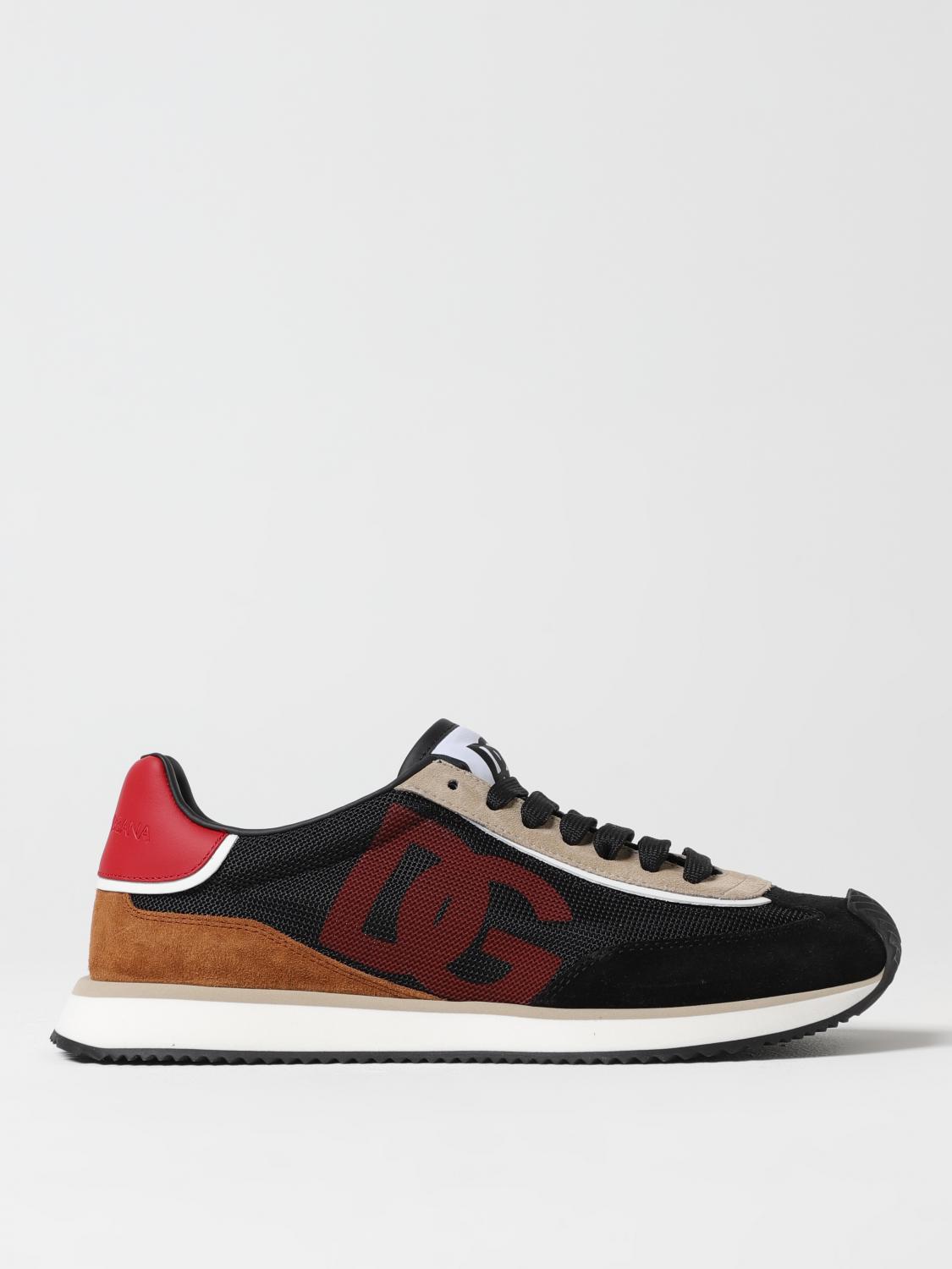 Dolce & Gabbana Dg Cushion Sneaker Sneakers Multicolor In Black