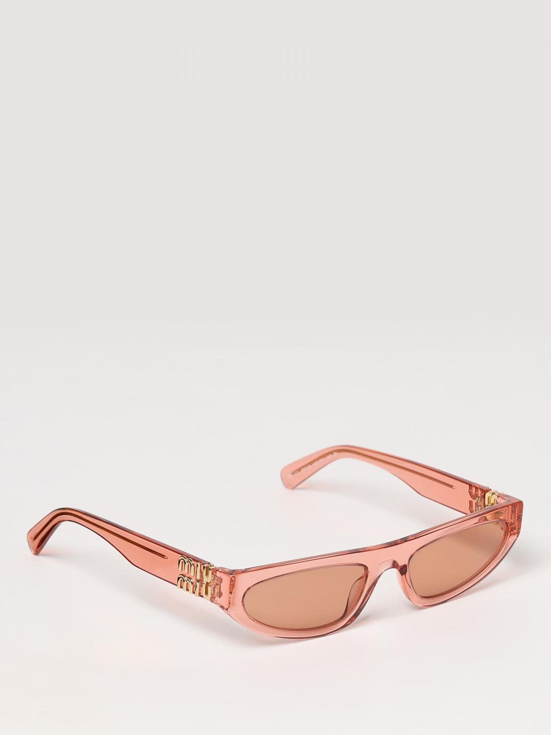 Miu Miu MIU MIU Sunglasses Woman color Pink　MIU MIU サングラス レディース カラー ピンク