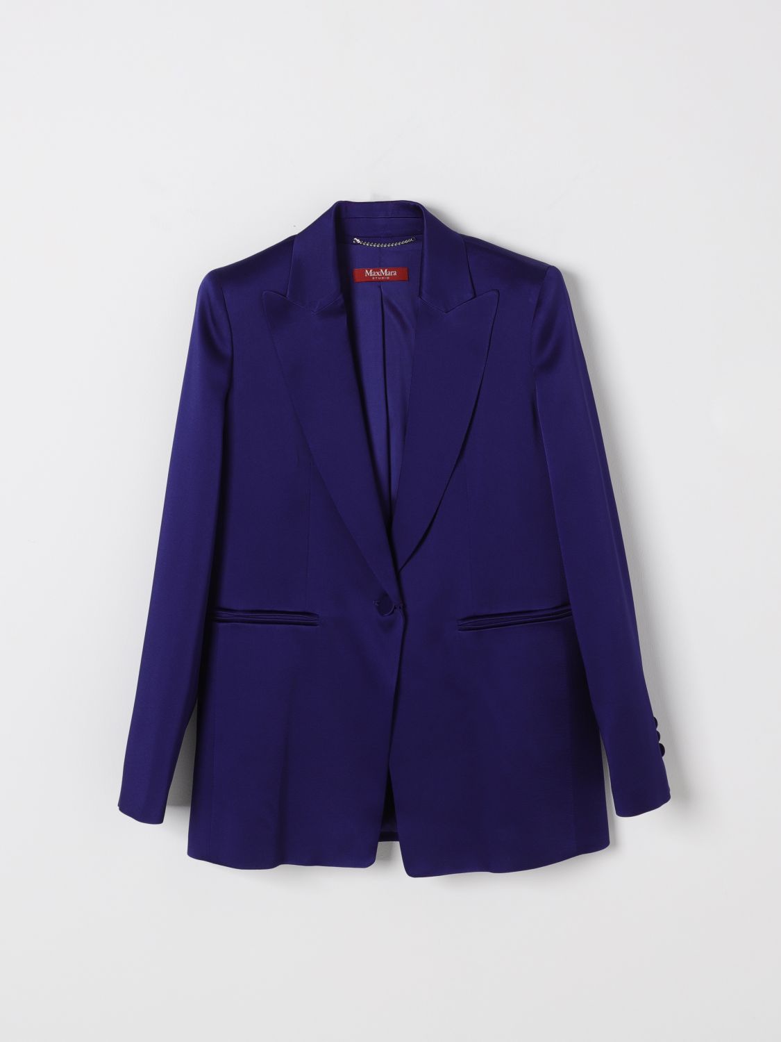Max Mara Jacket Woman Studio In Blue