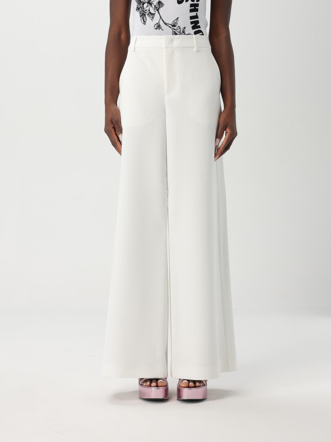 Moschino Pants Jeans Woman Color White In White