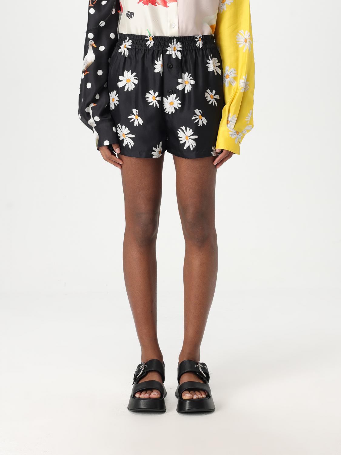 Moschino Pants Couture Woman Color Black In Black