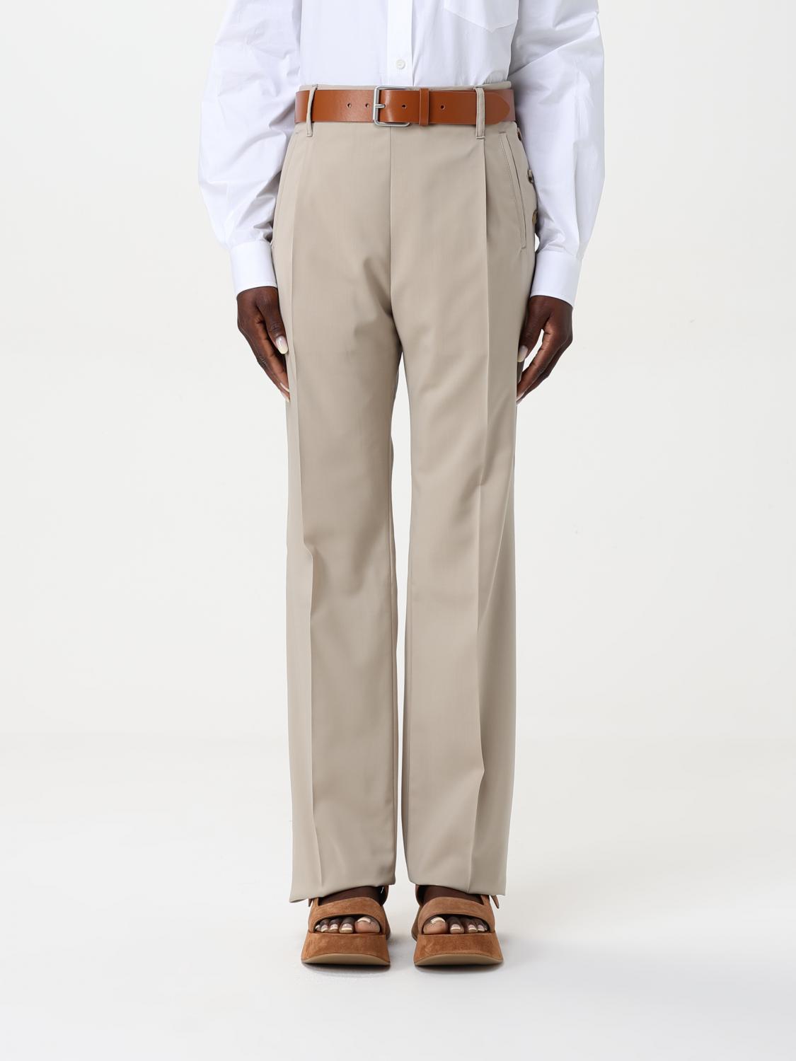 Moschino Pants  Couture Woman Color Beige In Beige
