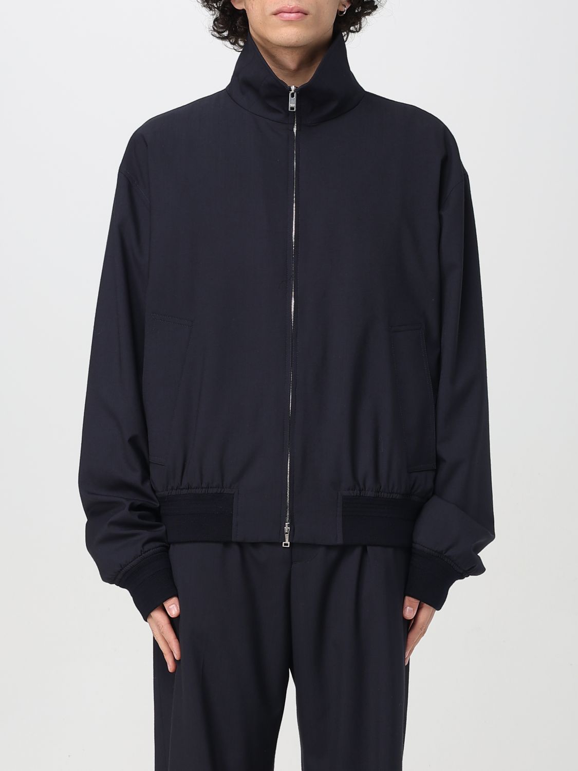 Bottega Veneta Jacket Men Color Blue In Blue