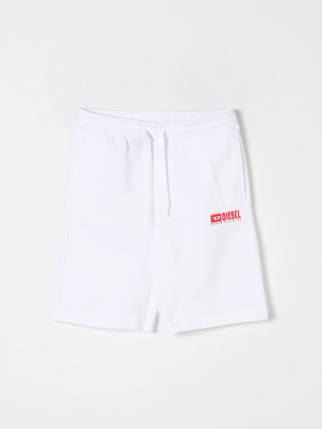 Diesel Shorts Kids Color White In White