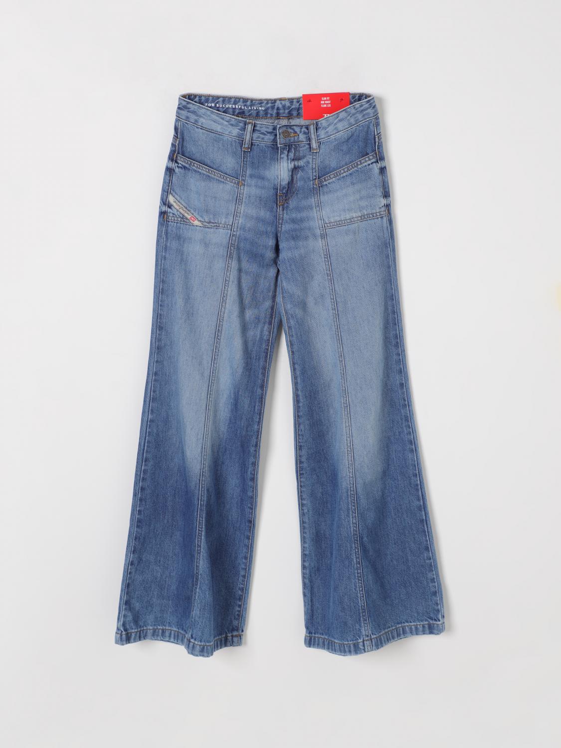 Diesel Jeans Kids Color Denim In Denim