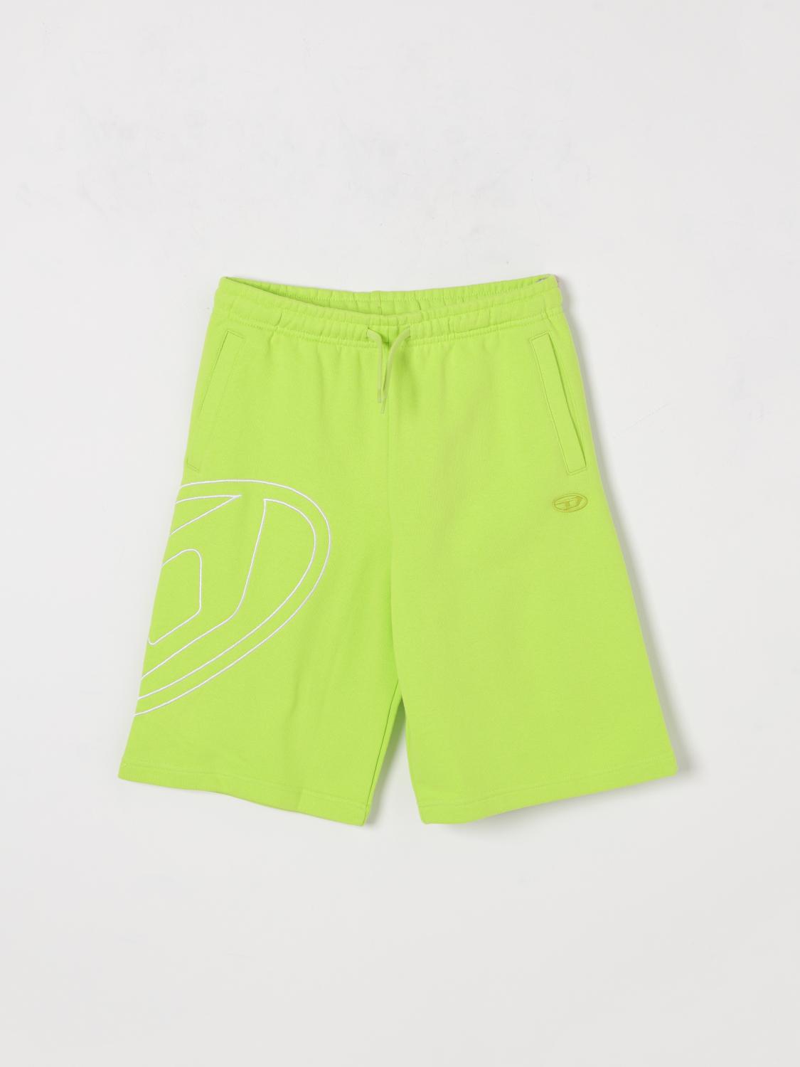 Diesel Shorts  Kids Color Green In Green