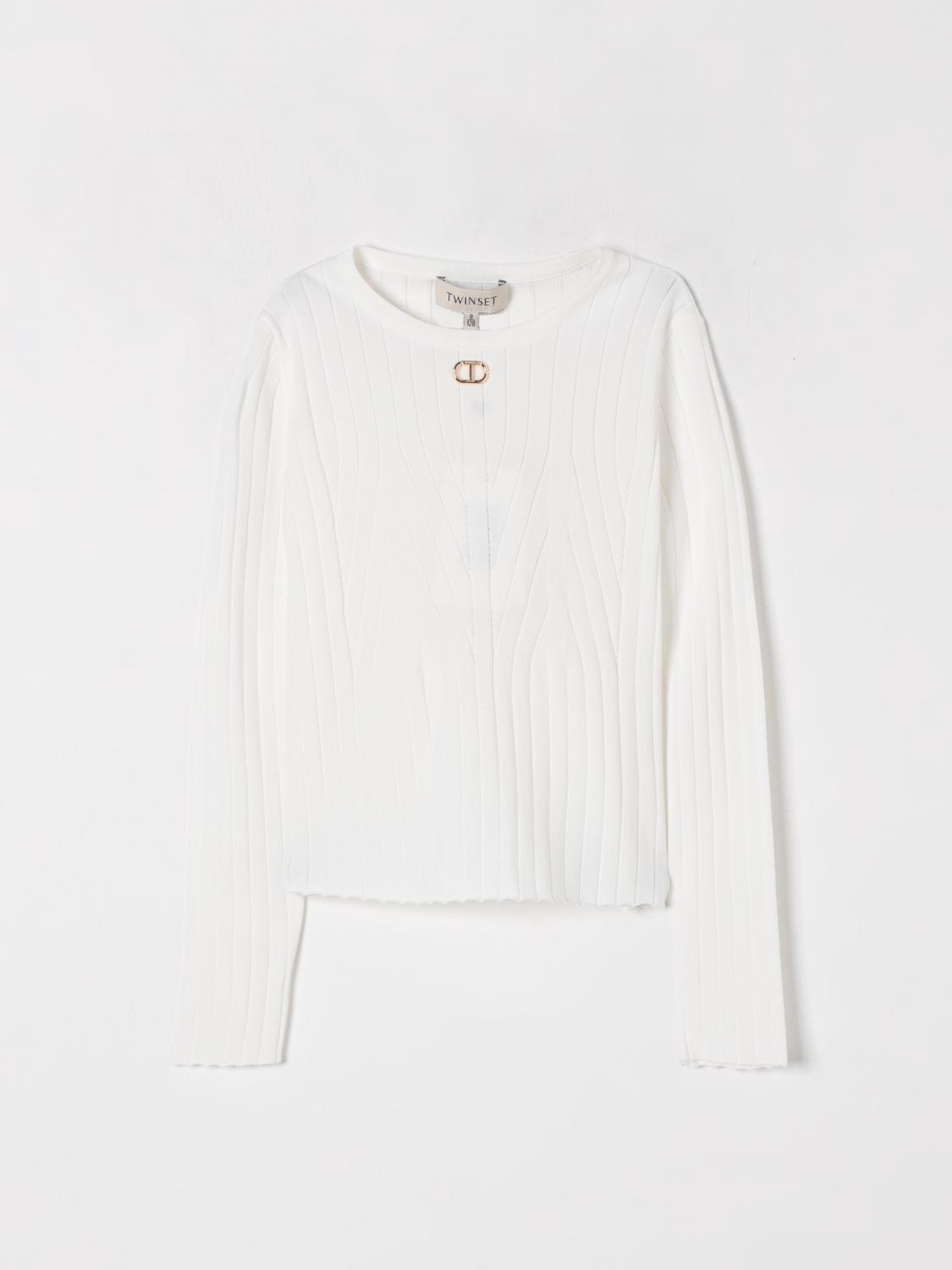 Twinset Sweater Kids Color White In White