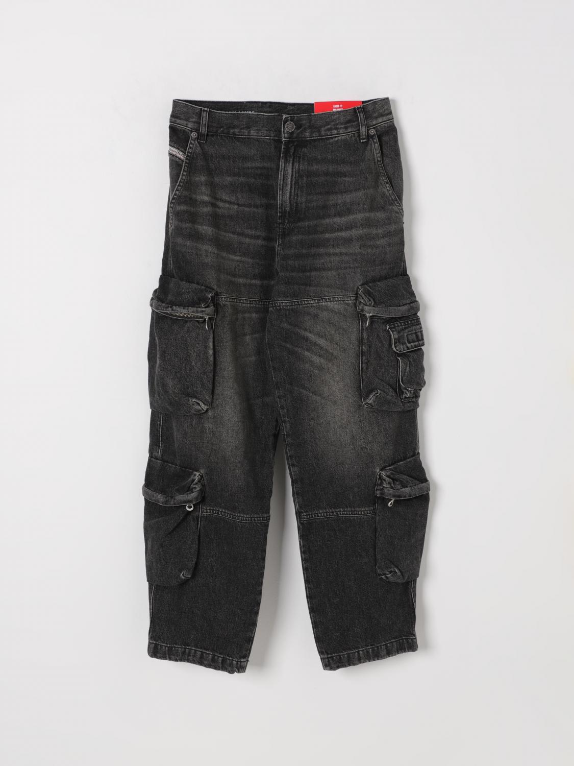 Diesel Jeans Kids Color Black In Black