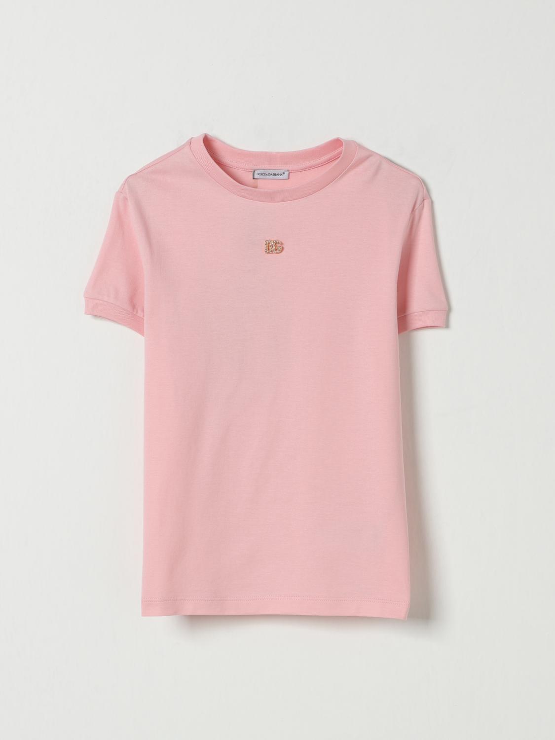 Dolce & Gabbana T-shirt Kids Color Pink In Pink
