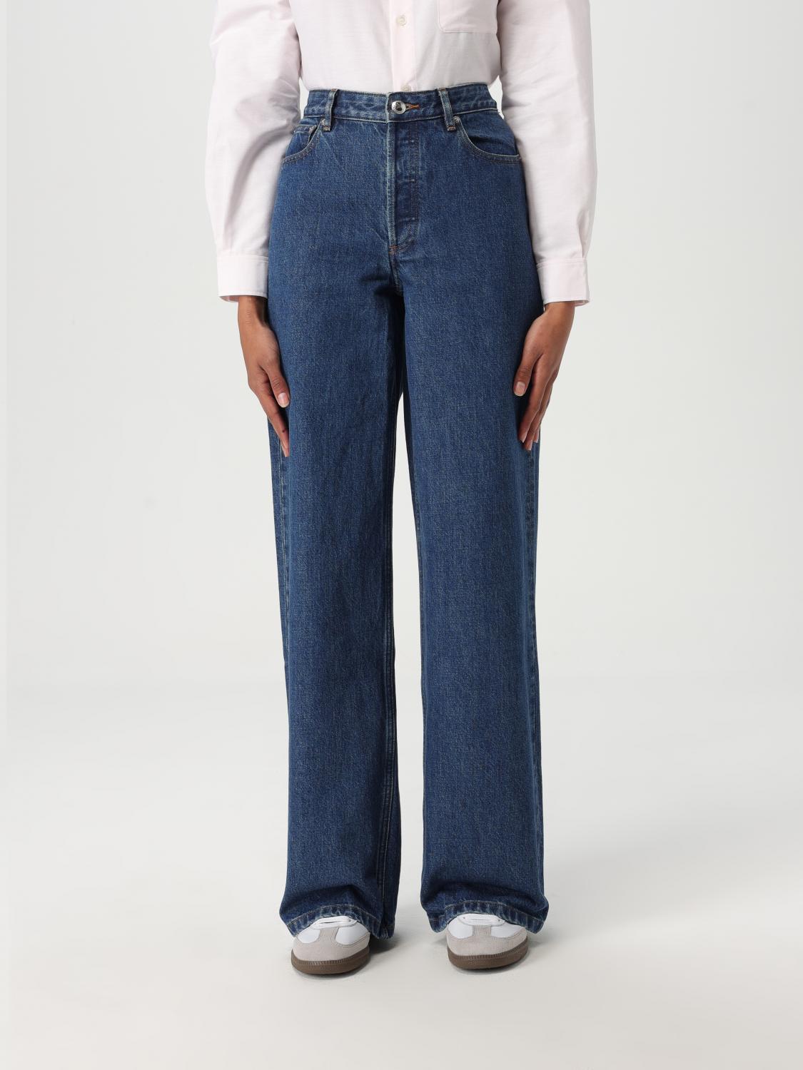 Apc Jeans A.p.c. Woman Color Denim In Denim
