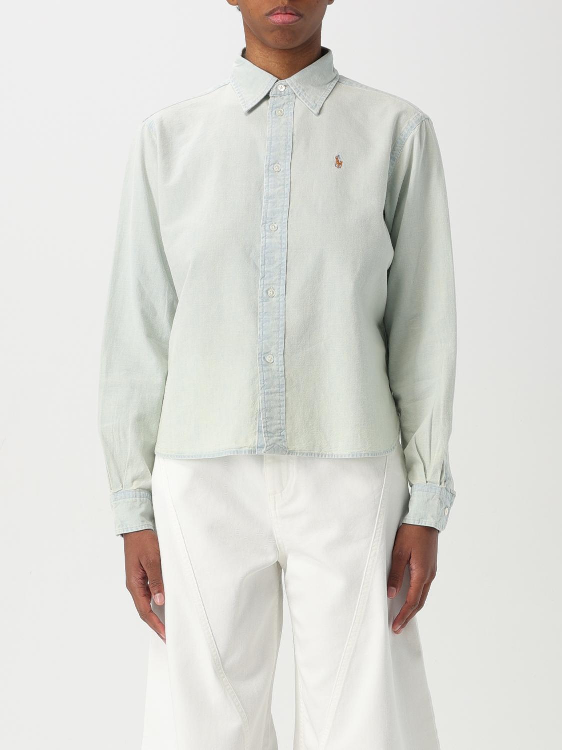 POLO RALPH LAUREN SHIRT POLO RALPH LAUREN WOMAN COLOR NATURAL G46258067