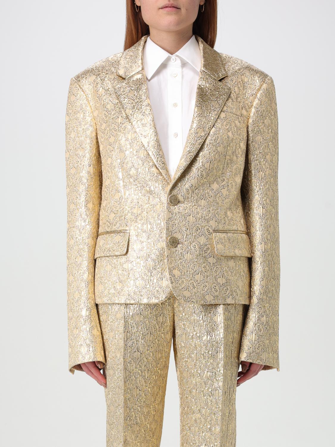 Dsquared2 Good Evening Blazer In Gold