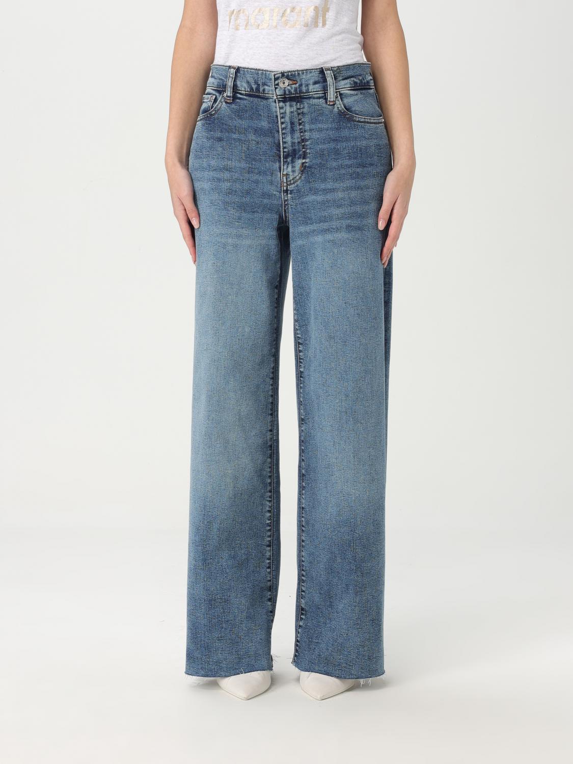 Frame Jeans Woman Color Denim In Denim