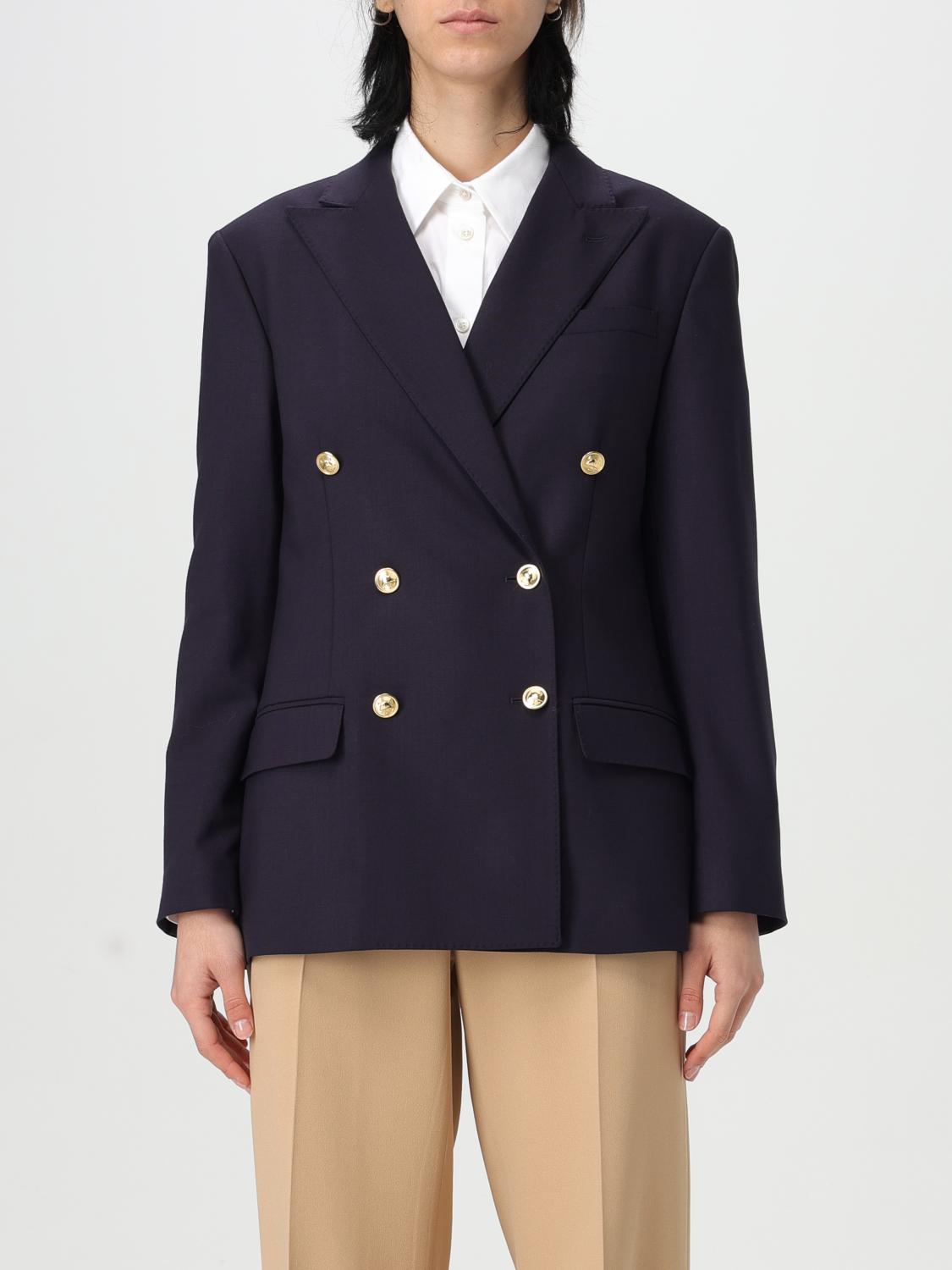 Shop Polo Ralph Lauren Blazer Woman Color Blue
