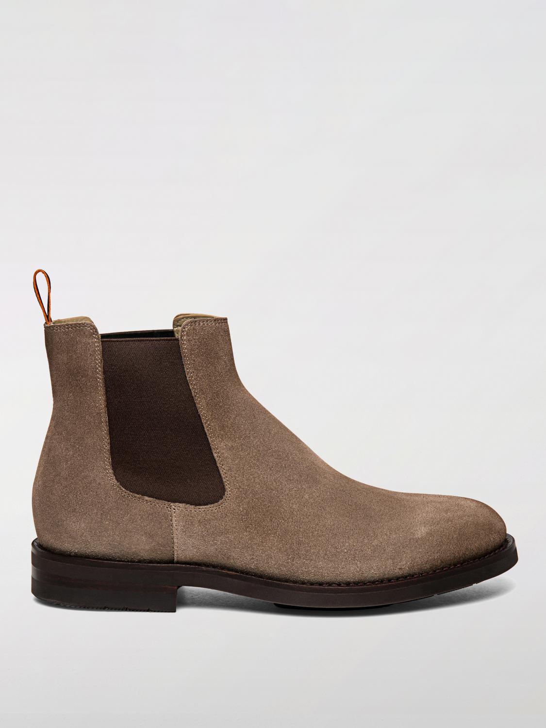 Santoni Boots  Men Color Brown In Braun