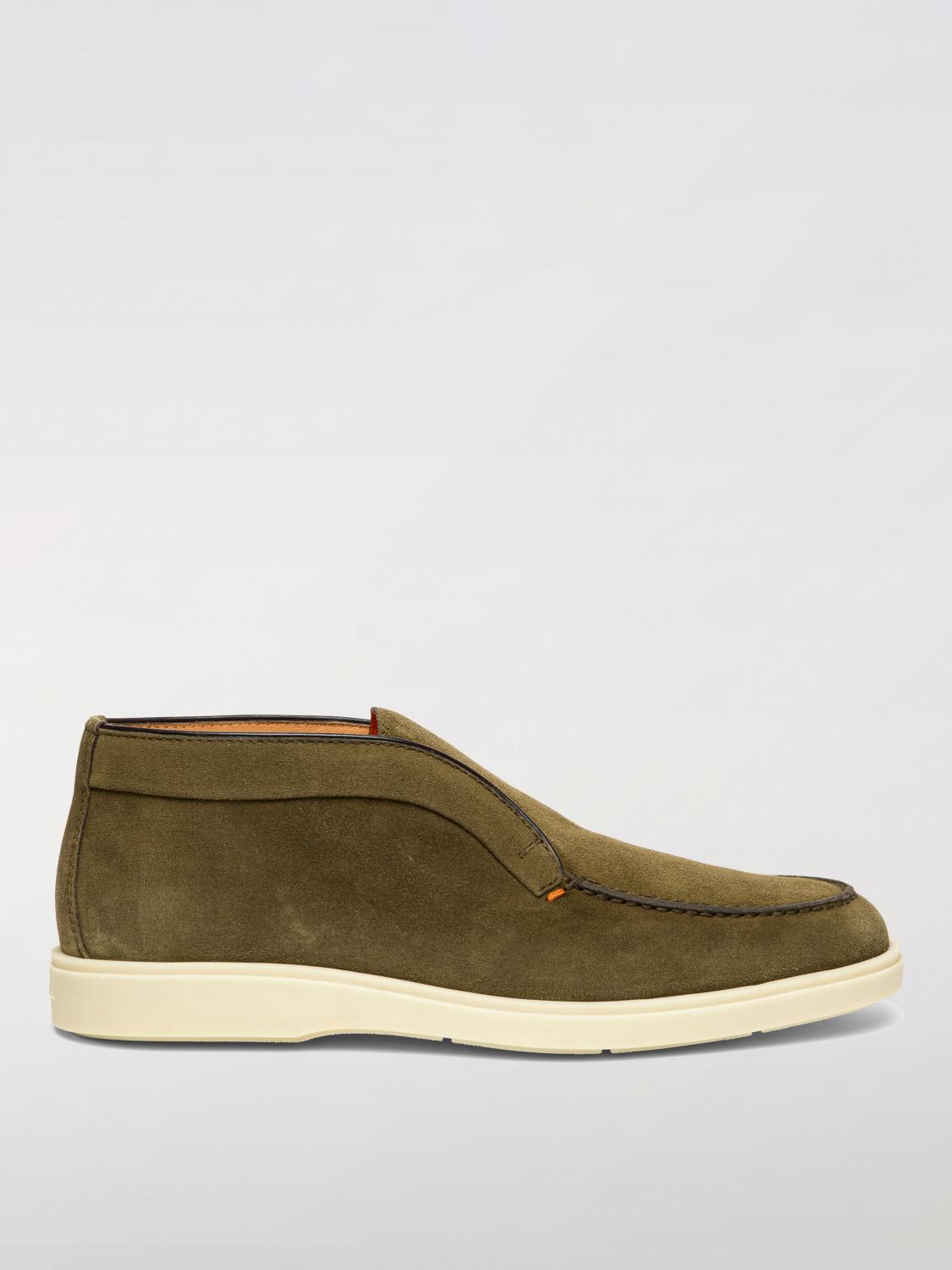 Boots SANTONI Men color Green