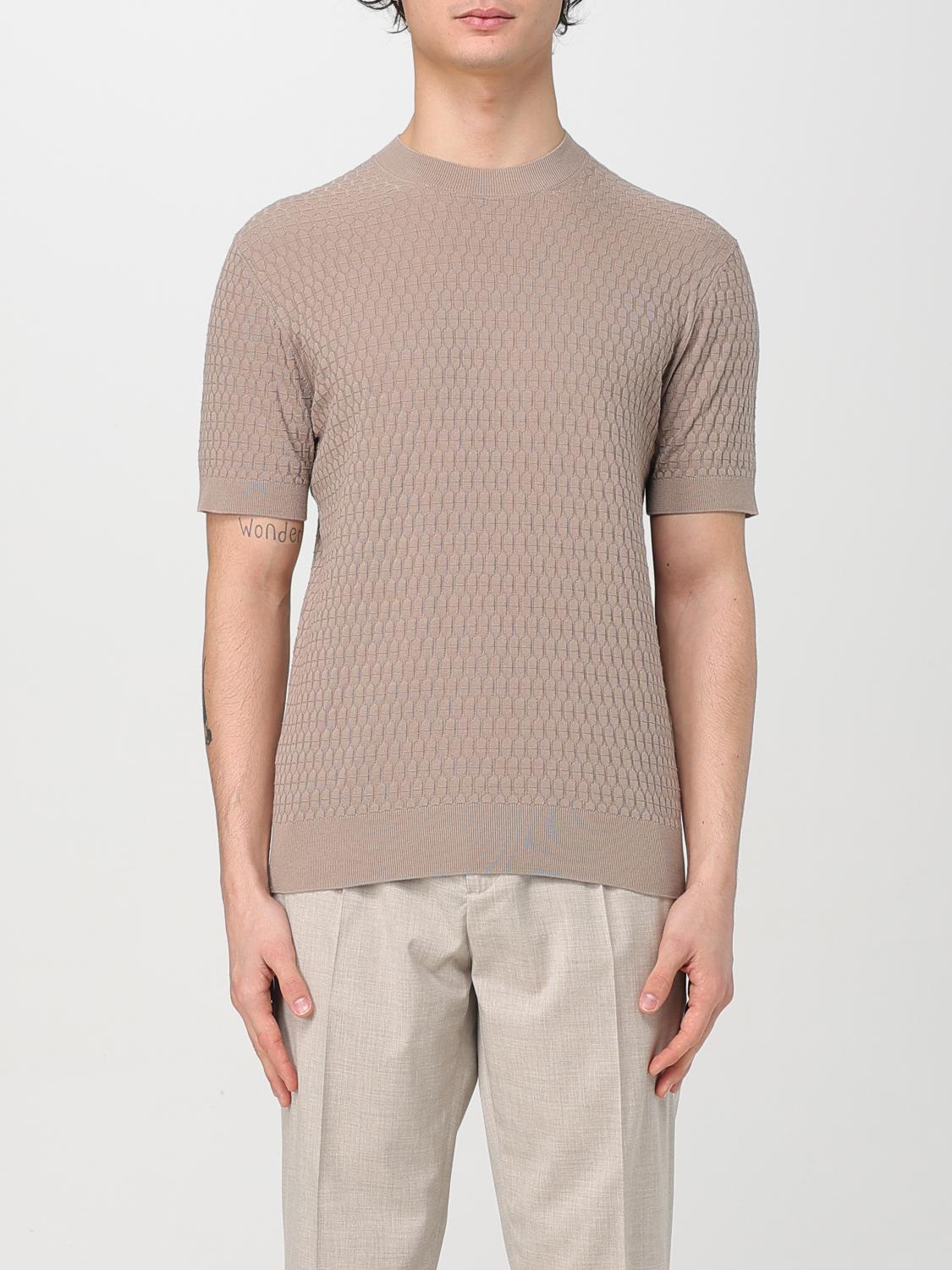 Shop Paolo Pecora T-shirt Men Color Natural