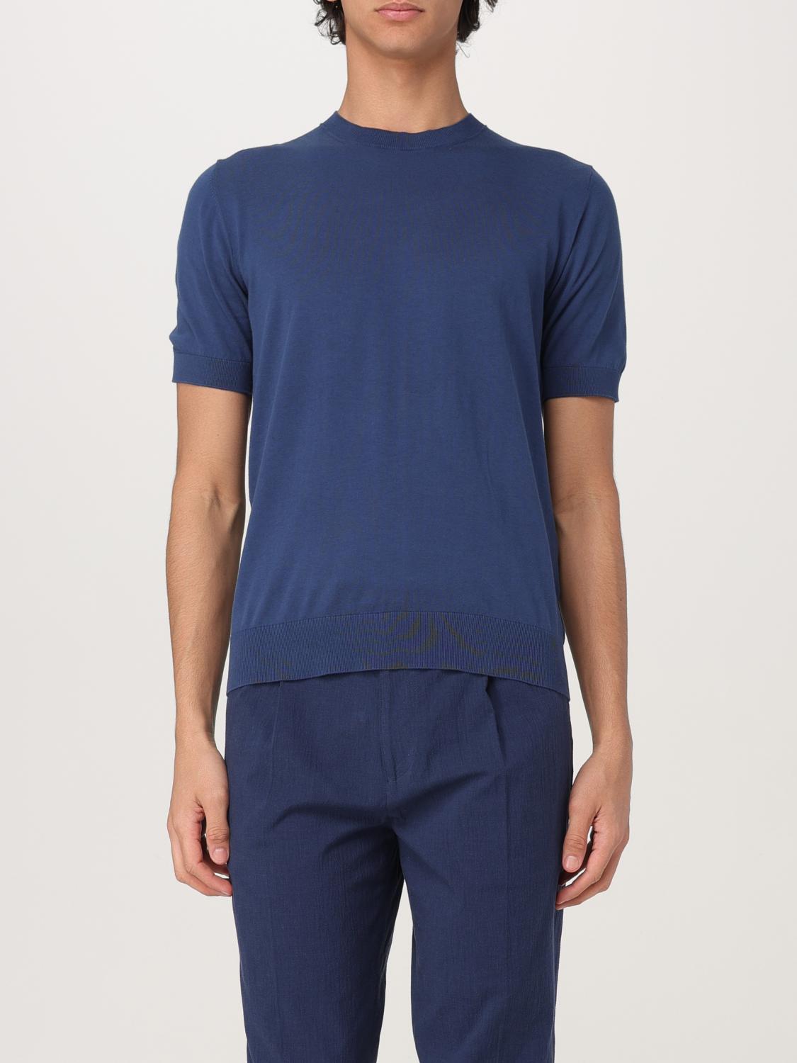 Shop Paolo Pecora T-shirt Men Color Blue 2