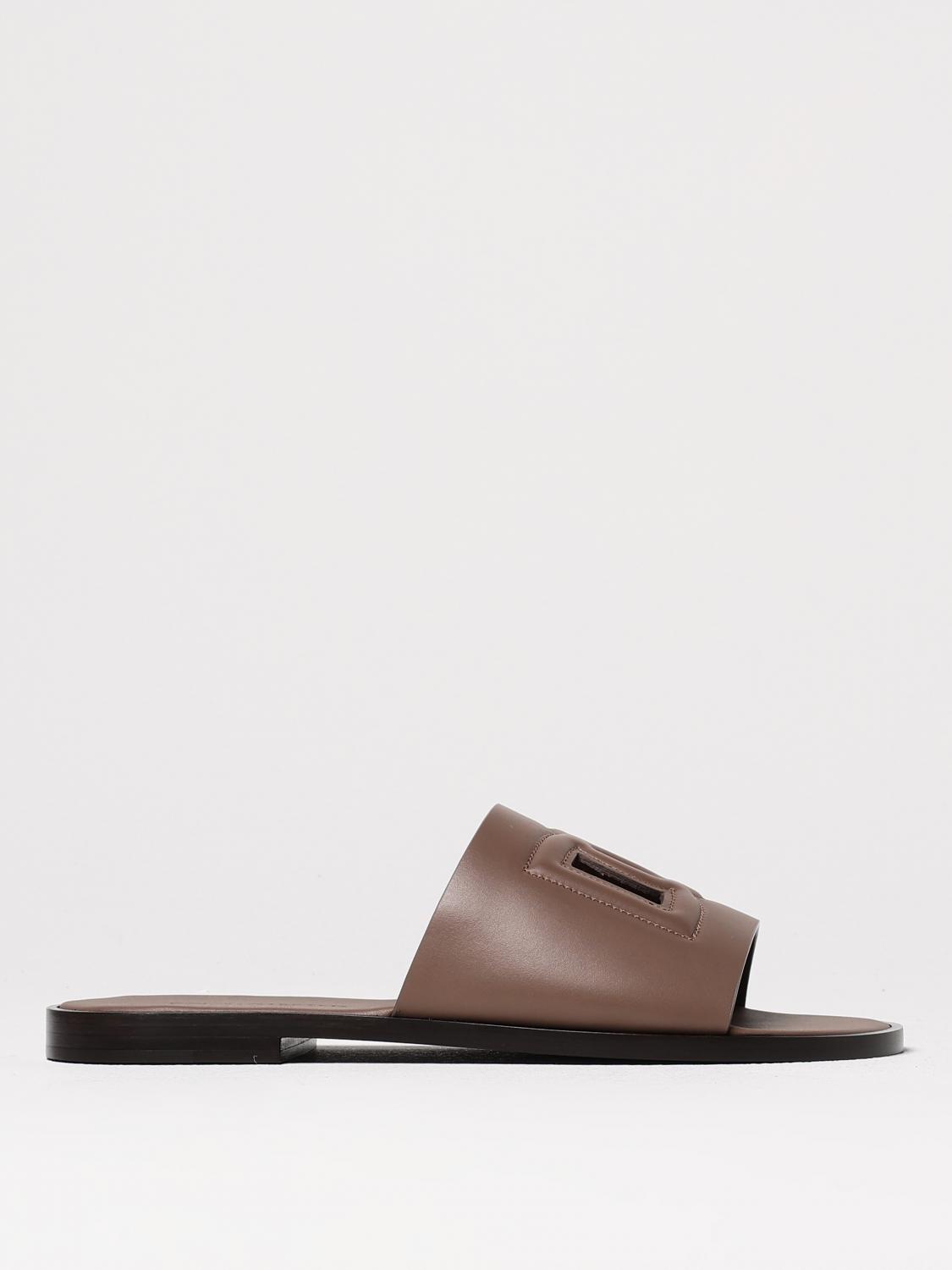 Dolce & Gabbana Sandals Men Color Grey In Grey